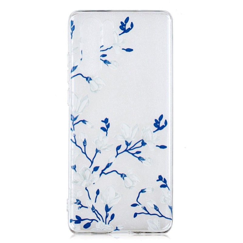 Coque Huawei P30 Pro Fleurs Blanches