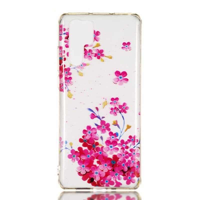 Coque Huawei P30 Pro Fleurs Jaunes Et Magentas