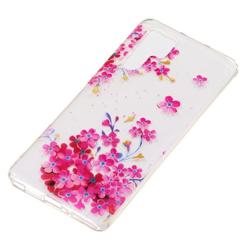 Coque Huawei P30 Pro Fleurs Jaunes Et Magentas