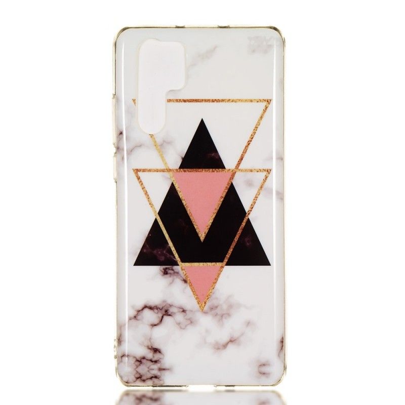 Coque Huawei P30 Pro Marbre Triangle