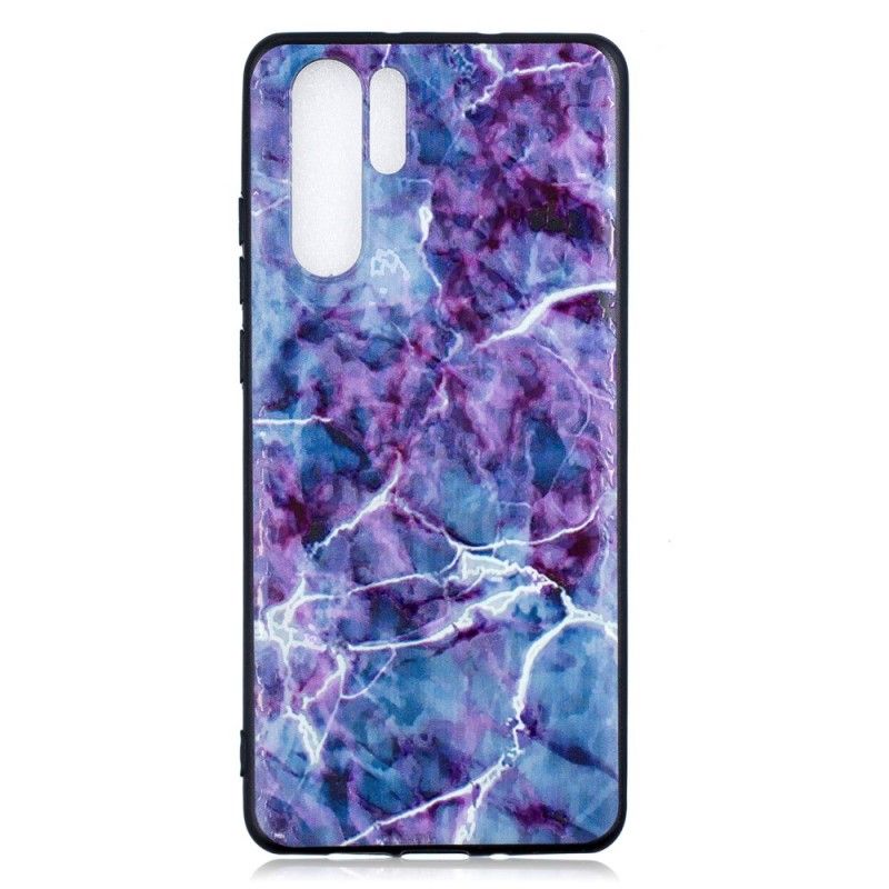 Coque Huawei P30 Pro Marbre Violet