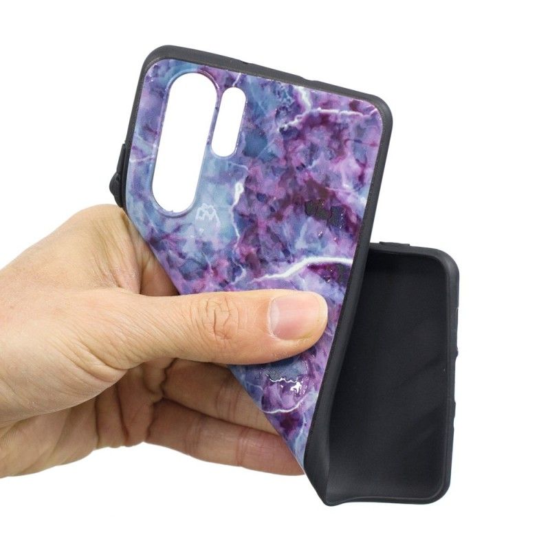 Coque Huawei P30 Pro Marbre Violet