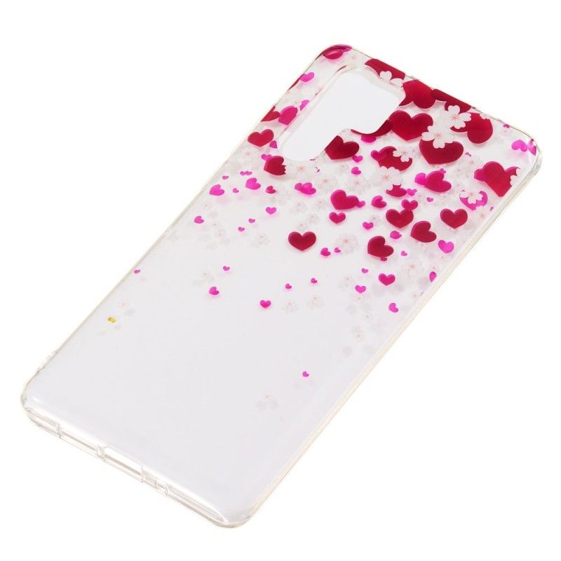 Coque Huawei P30 Pro Pluie De Coeurs