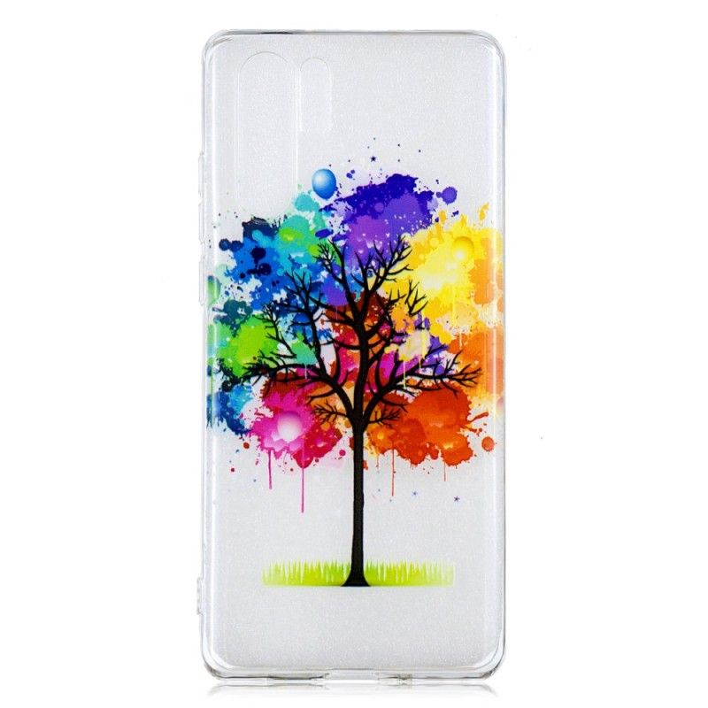 Coque Huawei P30 Pro Transparente Arbre Aquarelle