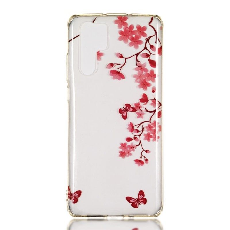 Coque Huawei P30 Pro Transparente Arbre Fleuri