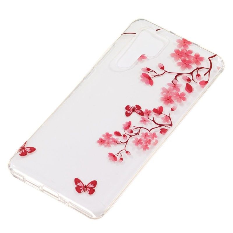 Coque Huawei P30 Pro Transparente Arbre Fleuri