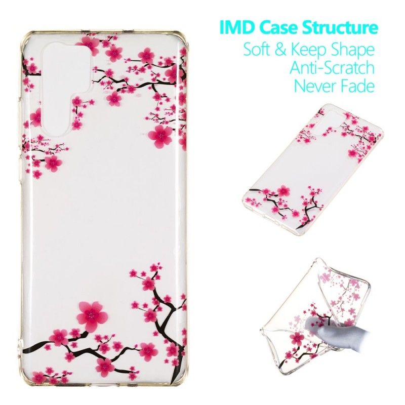 Coque Huawei P30 Pro Transparente Arbre Fleuri