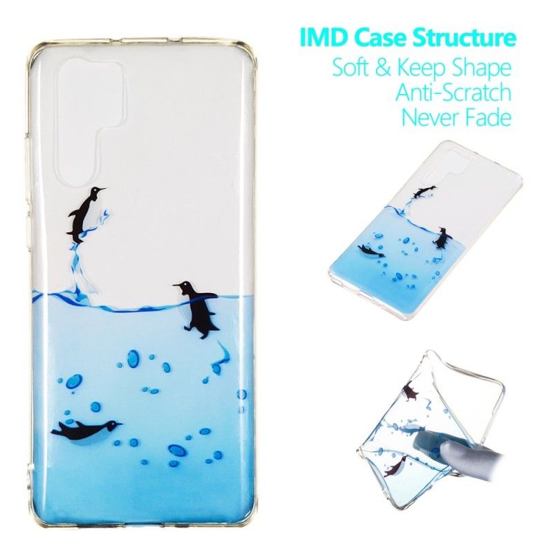 Coque Huawei P30 Pro Transparente Jeu De Pingouins