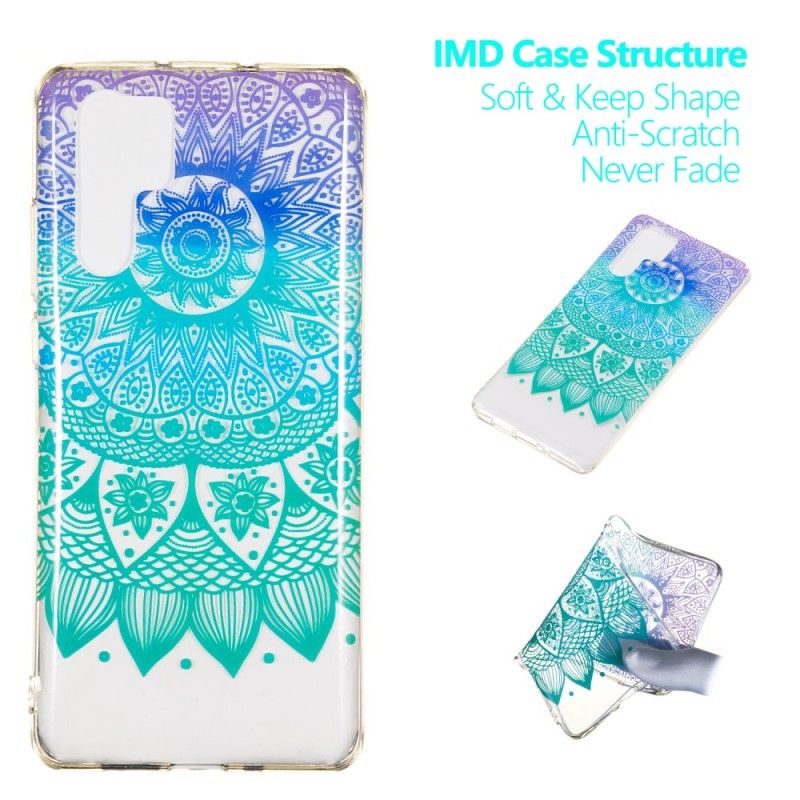 Coque Huawei P30 Pro Transparente Mandala Coloré