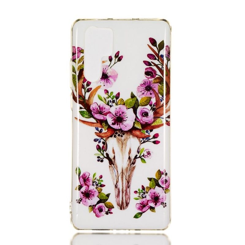 Coque Huawei P30 Pro Wapiti Fleuri Fluorescente