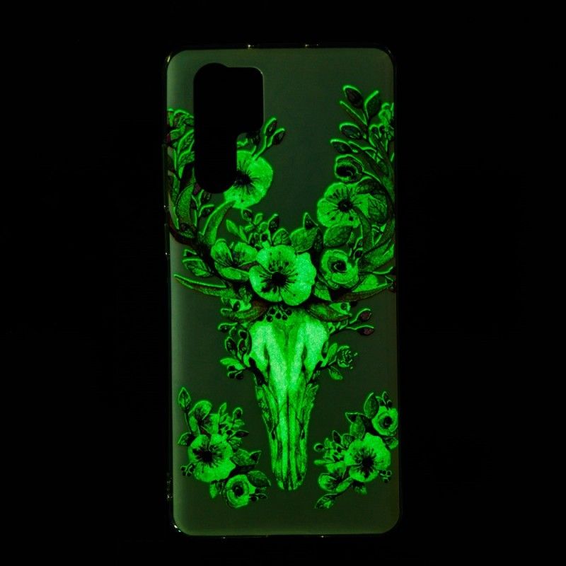 Coque Huawei P30 Pro Wapiti Fleuri Fluorescente