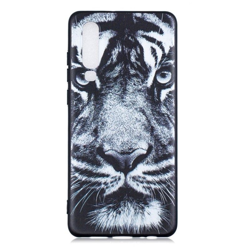 Coque Huawei P30 Tigre Noir Et Blanc