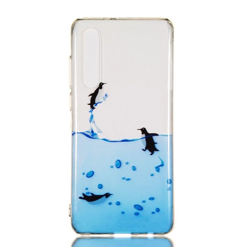 Coque Huawei P30 Transparente Jeu De Pingouins