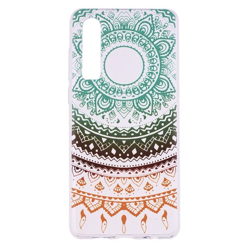 Coque Huawei P30 Transparente Mandala Coloré