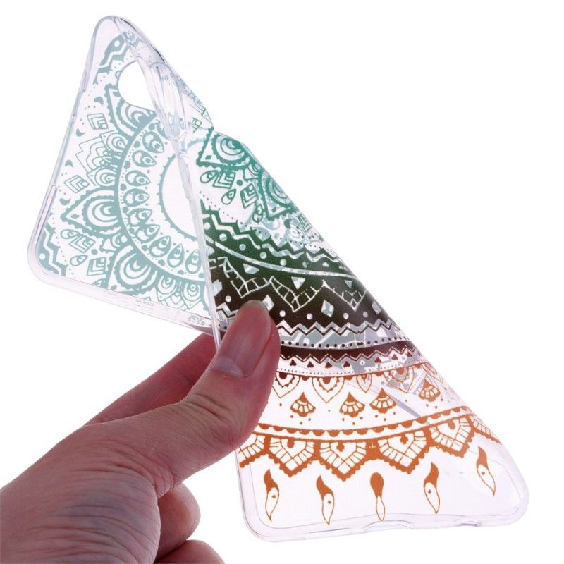 Coque Huawei P30 Transparente Mandala Coloré