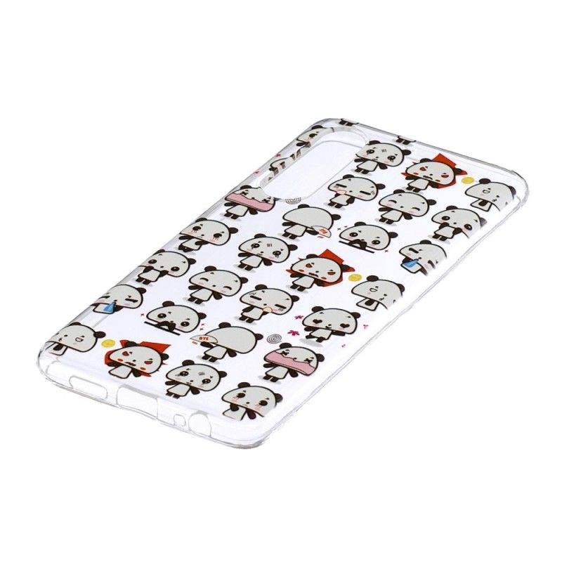 Coque Huawei P30 Transparente Pandas Funny