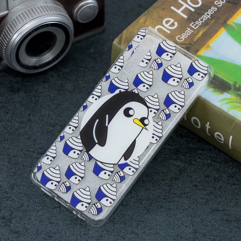 Coque Huawei P30 Transparente Pingouins