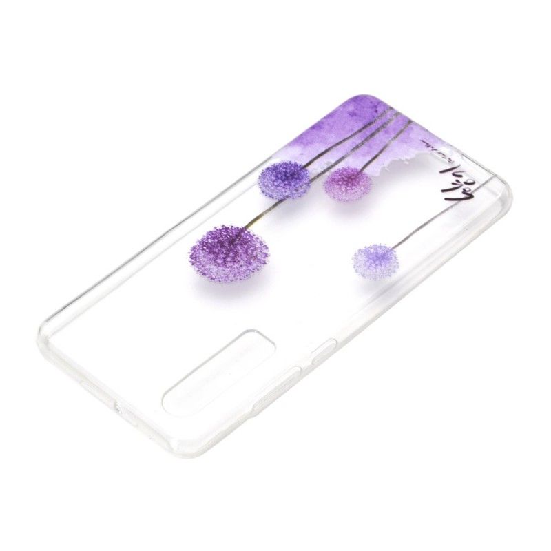 Coque Huawei P30 Transparente Pissenlits Colorés