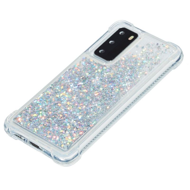 Coque Huawei P40 Désires Paillettes