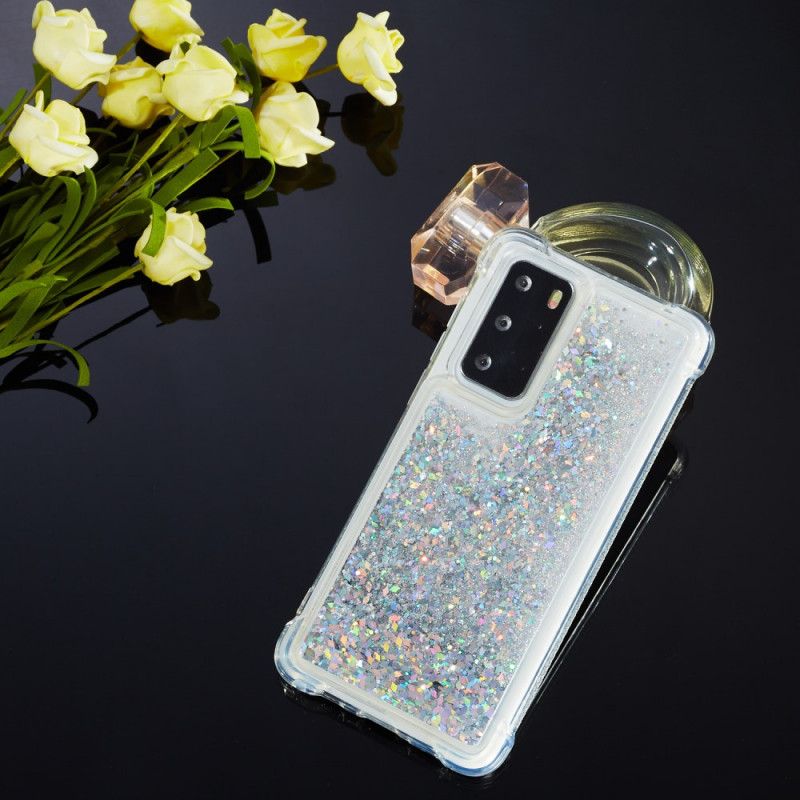 Coque Huawei P40 Désires Paillettes