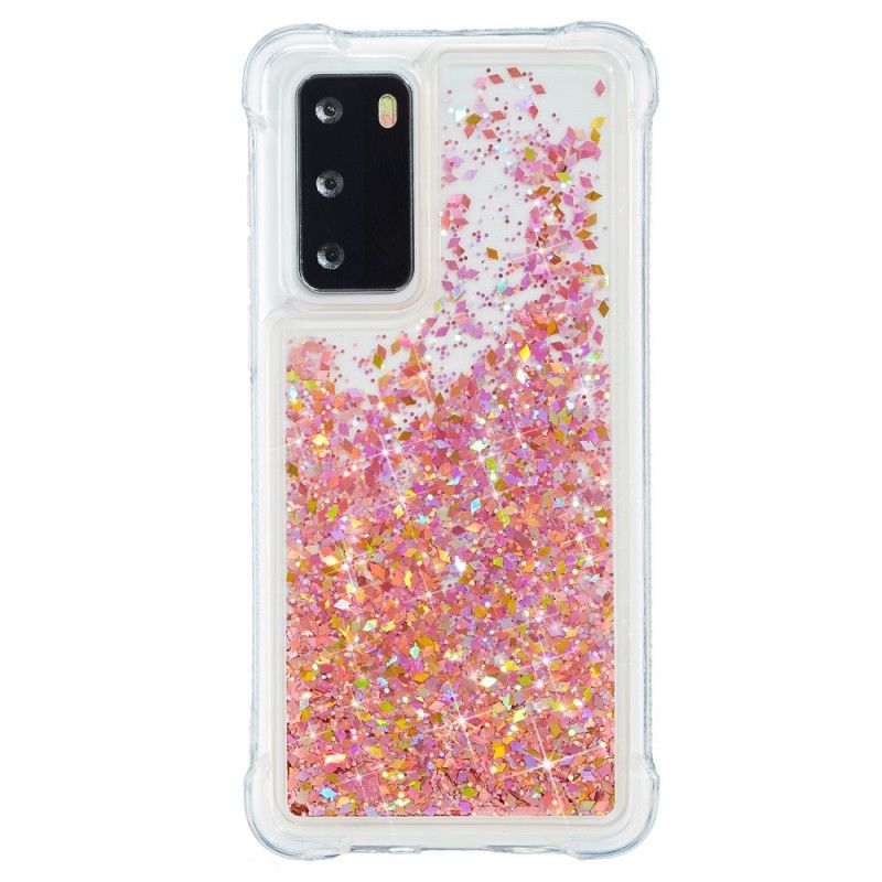 Coque Huawei P40 Désires Paillettes