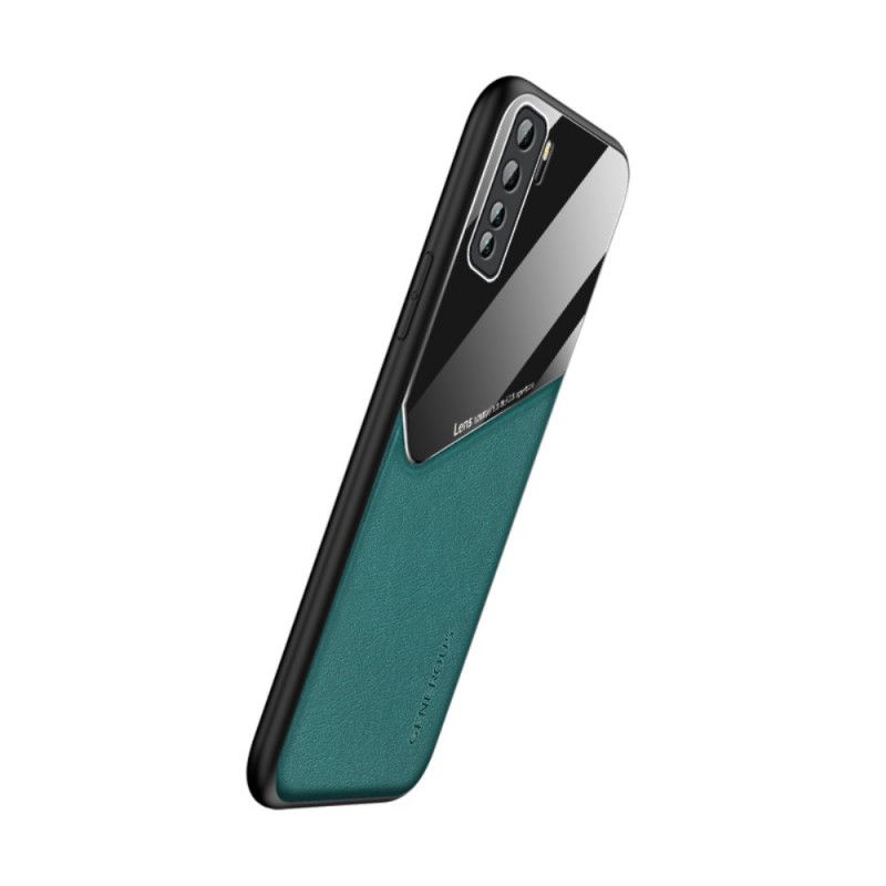 Coque Huawei P40 Effet Cuir Magnétique