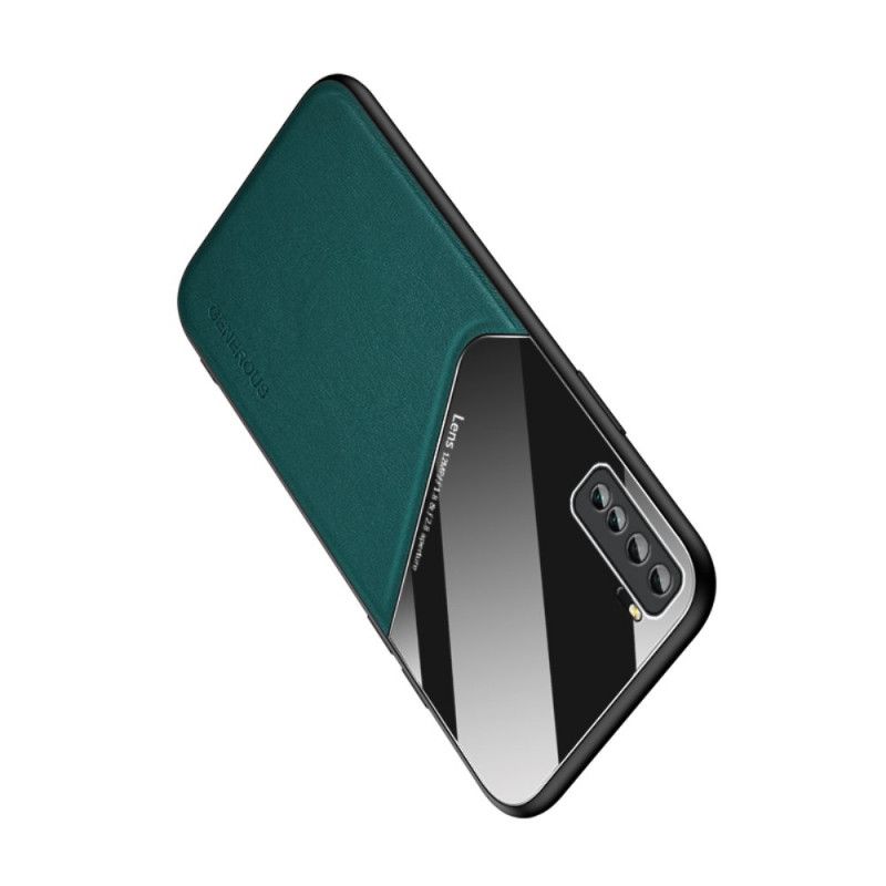 Coque Huawei P40 Effet Cuir Magnétique