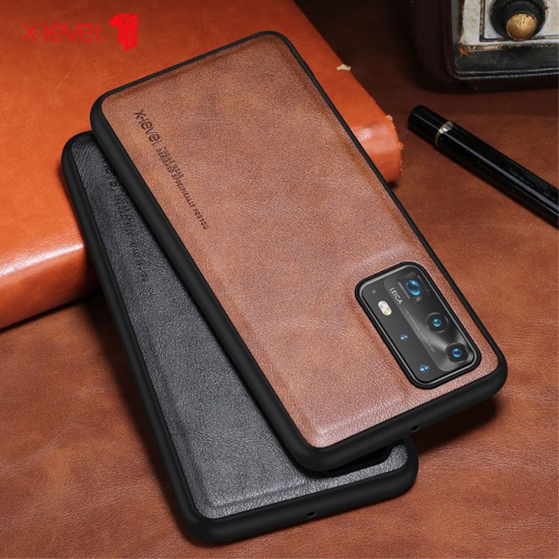 Coque Huawei P40 Effet Cuir Vintage