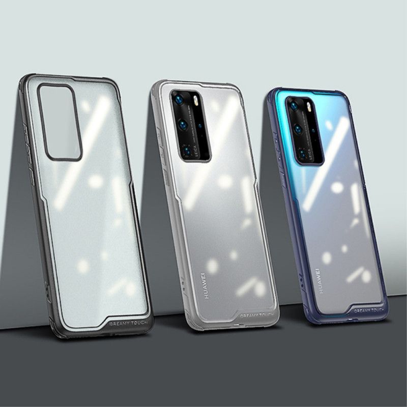 Coque Huawei P40 Leeu Hybride Rebords Biseautés