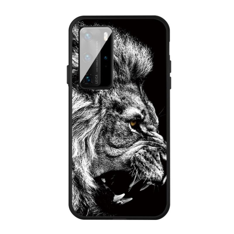 Coque Huawei P40 Lion Féroce