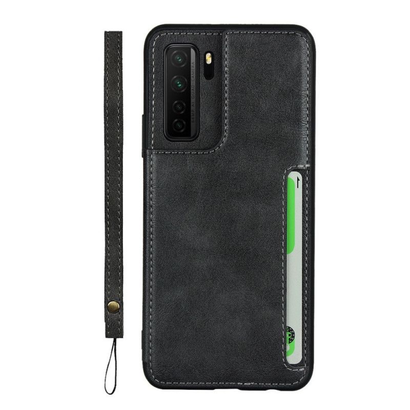 Coque Huawei P40 Lite 5g Porte-cartes Support Et Lanière