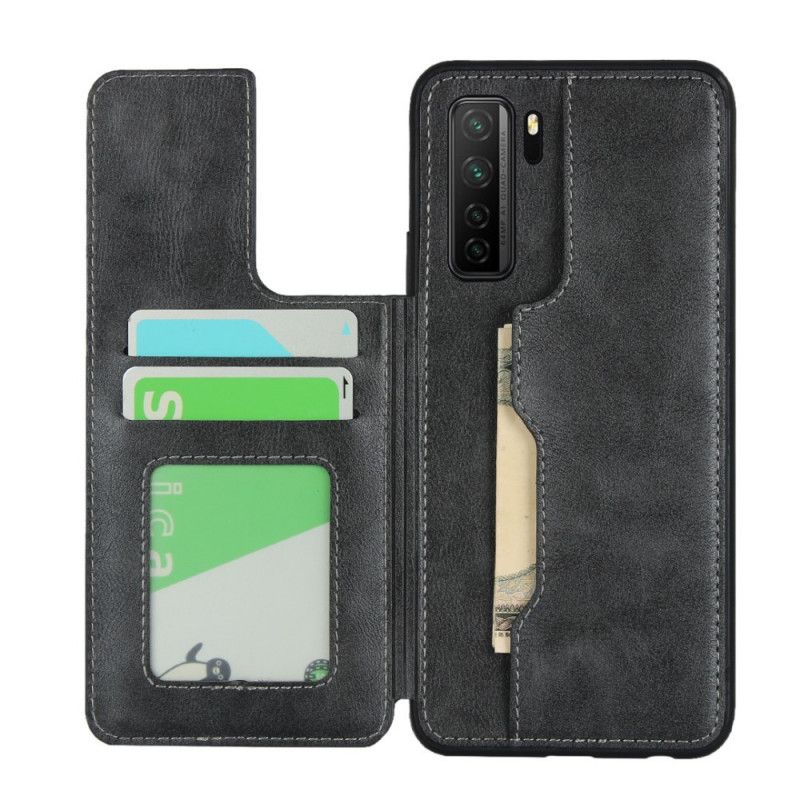 Coque Huawei P40 Lite 5g Porte-cartes Support Et Lanière