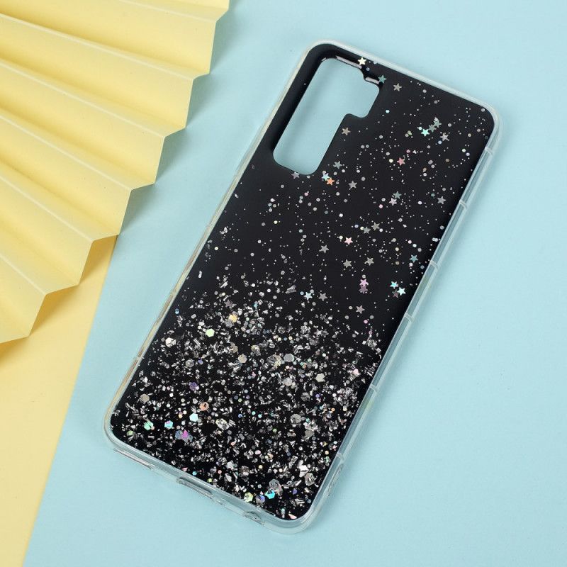 Coque Huawei P40 Lite 5g Poudre Paillettes