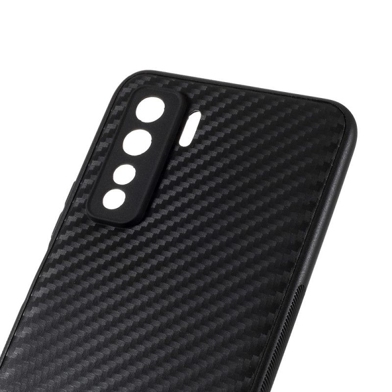 Coque Huawei P40 Lite 5g Silicone Fibre Carbone