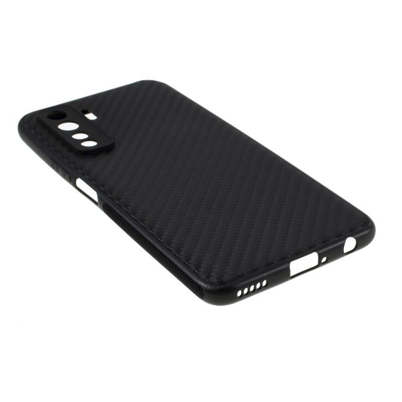 Coque Huawei P40 Lite 5g Silicone Fibre Carbone