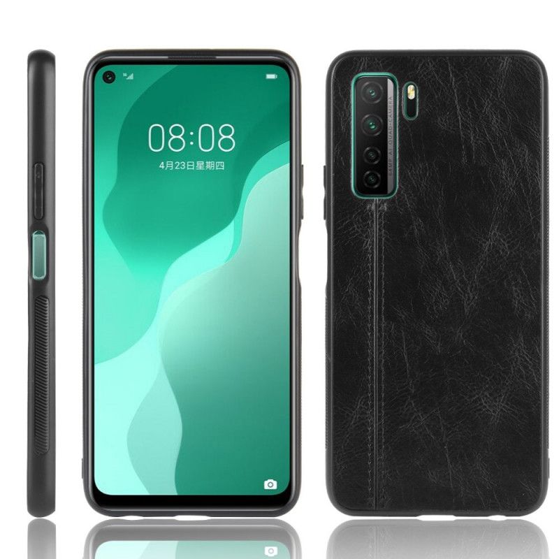 Coque Huawei P40 Lite 5g Style Cuir Coutures