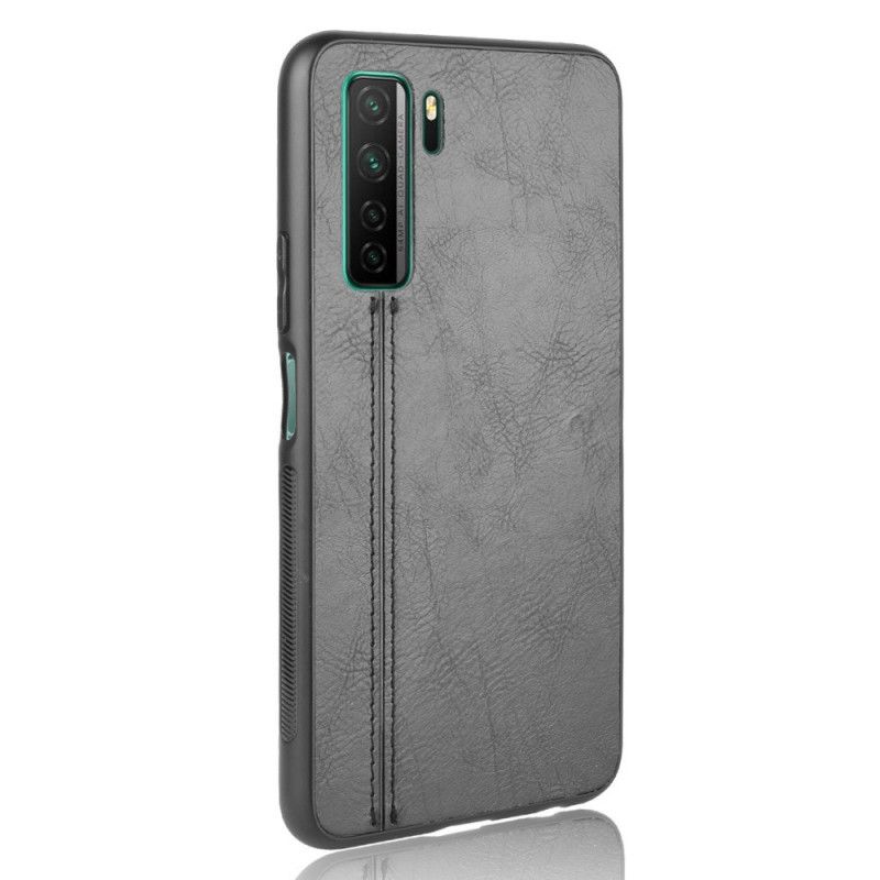 Coque Huawei P40 Lite 5g Style Cuir Coutures
