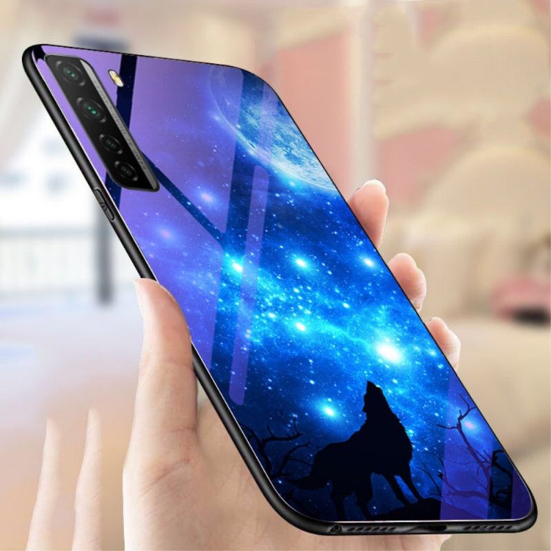 Coque Huawei P40 Lite 5g Verre Trempé Et Silicone Animal