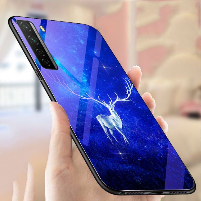 Coque Huawei P40 Lite 5g Verre Trempé Et Silicone Animal