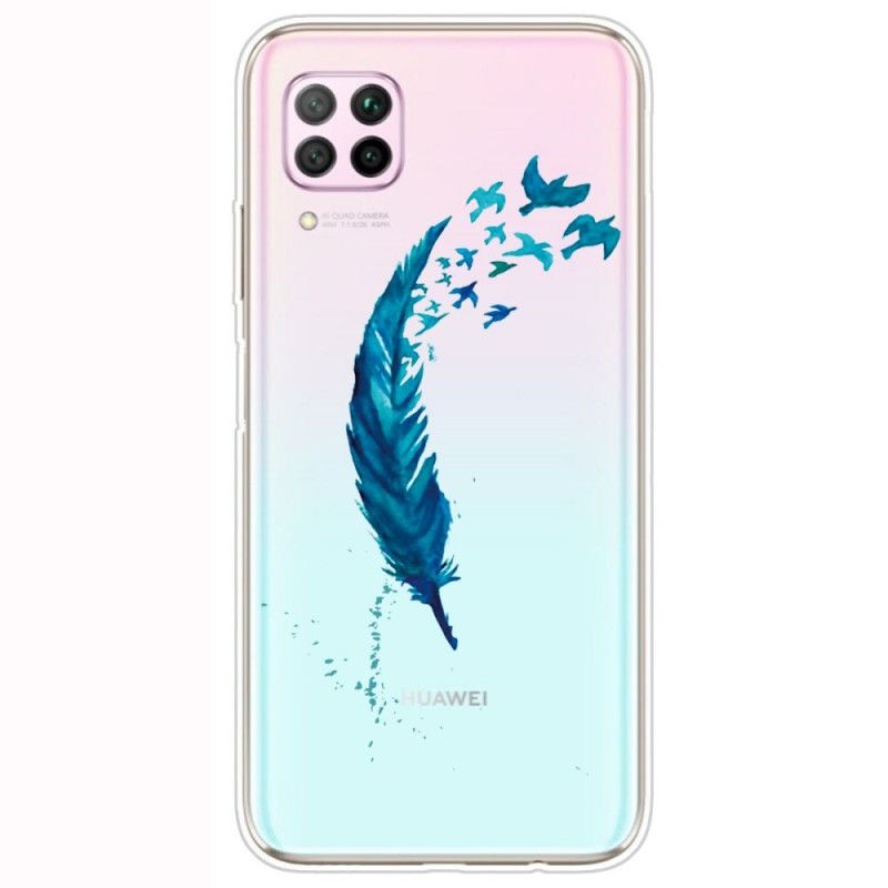 Coque Huawei P40 Lite Belle Plume