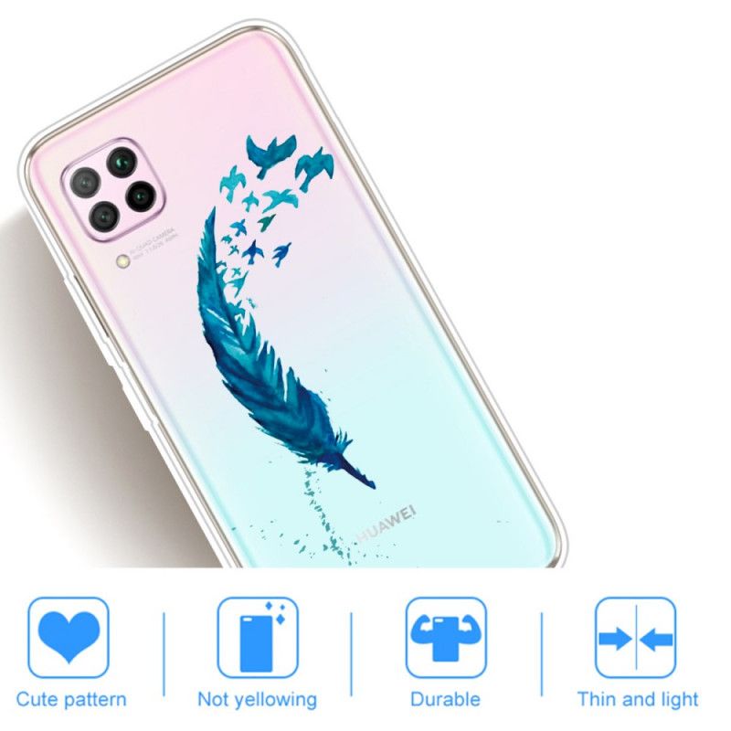 Coque Huawei P40 Lite Belle Plume