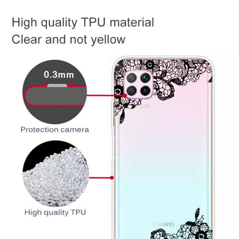 Coque Huawei P40 Lite Dentelle Fine