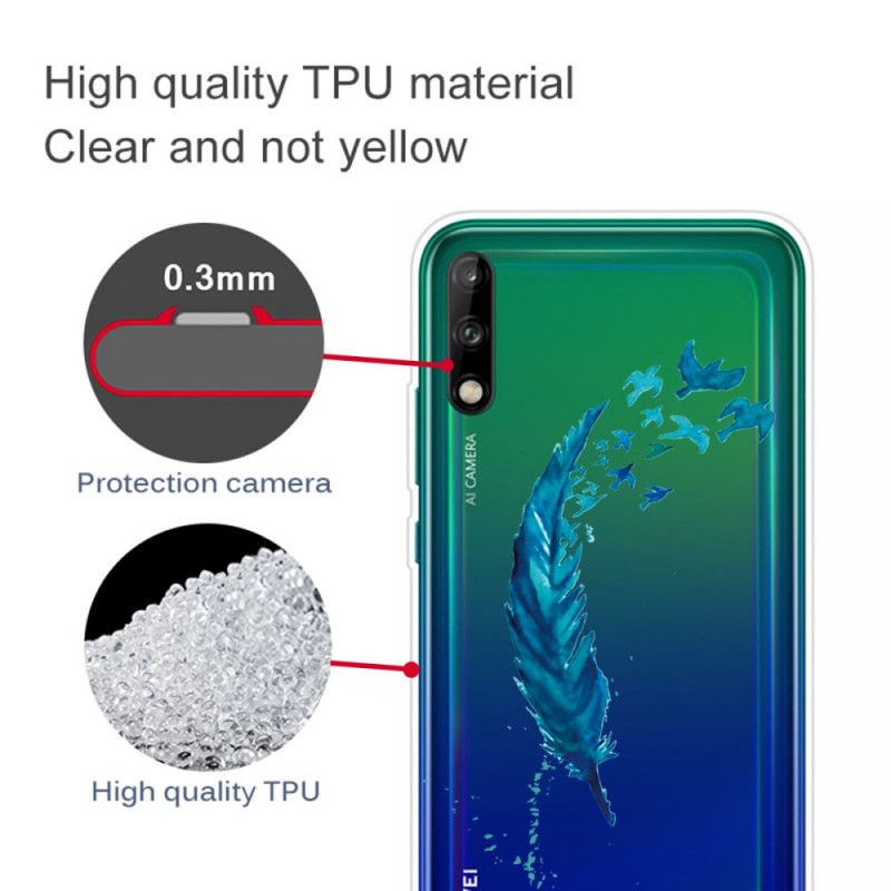 Coque Huawei P40 Lite E / Y7p Belle Plume