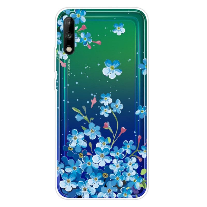 Coque Huawei P40 Lite E / Y7p Bouquet De Fleurs Bleues