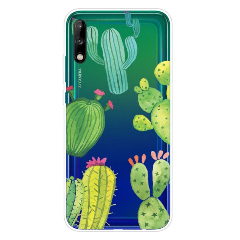 Coque Huawei P40 Lite E / Y7p Cactus Aquarelle