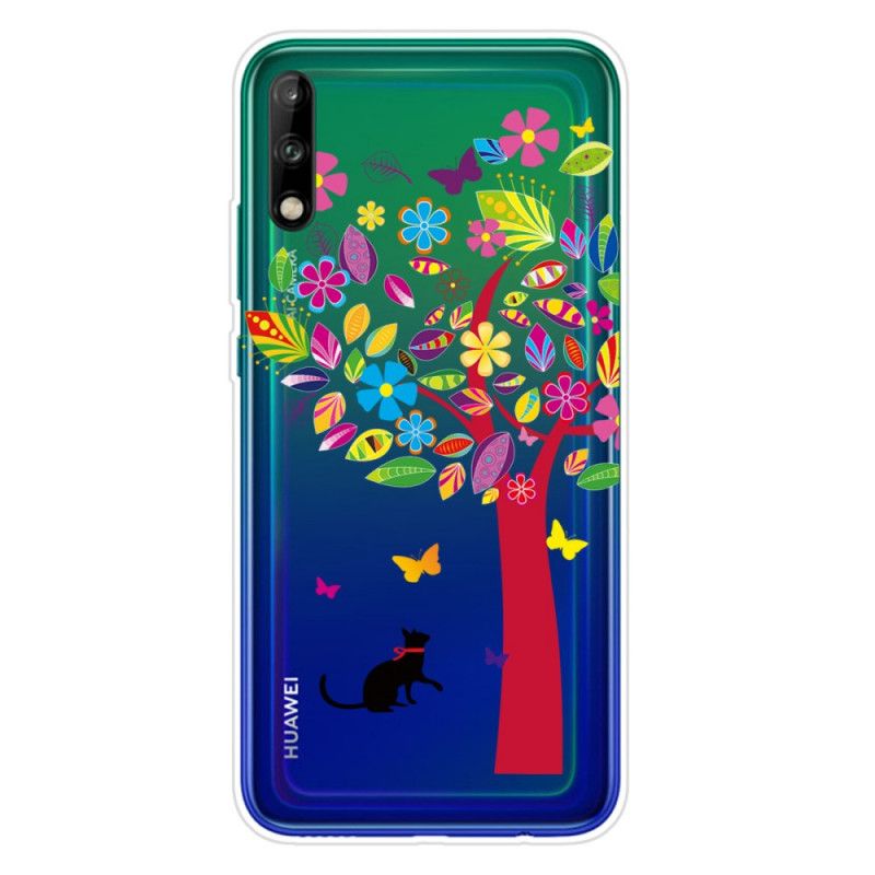 Coque Huawei P40 Lite E / Y7p Chat Sous L'arbre