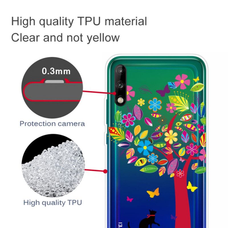 Coque Huawei P40 Lite E / Y7p Chat Sous L'arbre