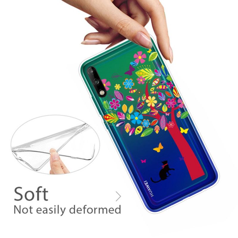 Coque Huawei P40 Lite E / Y7p Chat Sous L'arbre