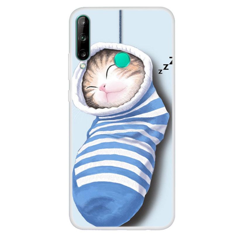 Coque Huawei P40 Lite E / Y7p Chaton Endormi