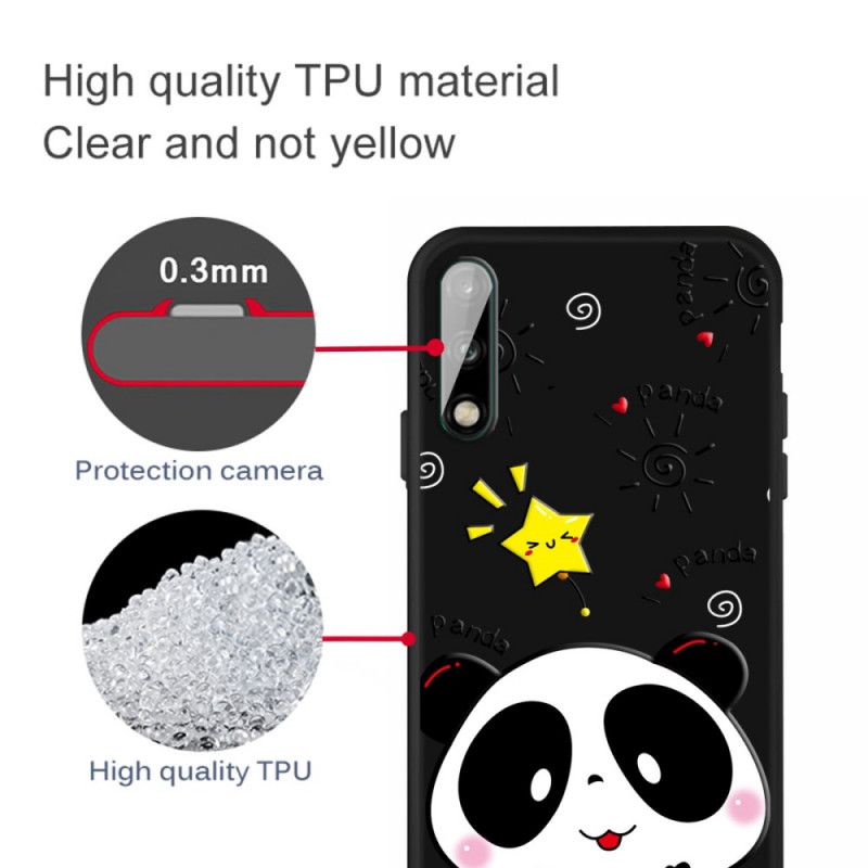 Coque Huawei P40 Lite E / Y7p Étoile Panda